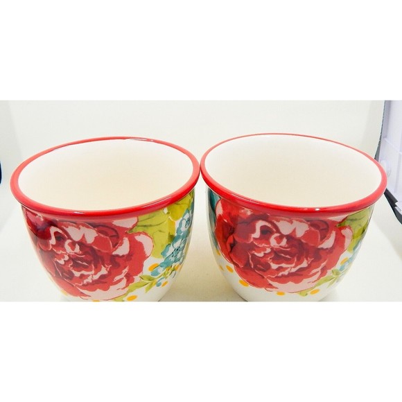 The Pioneer Woman Blossom Jubilee Coffee Cup Mug Latte Stoneware 16 Oz Set of 2 - Picture 12 of 12